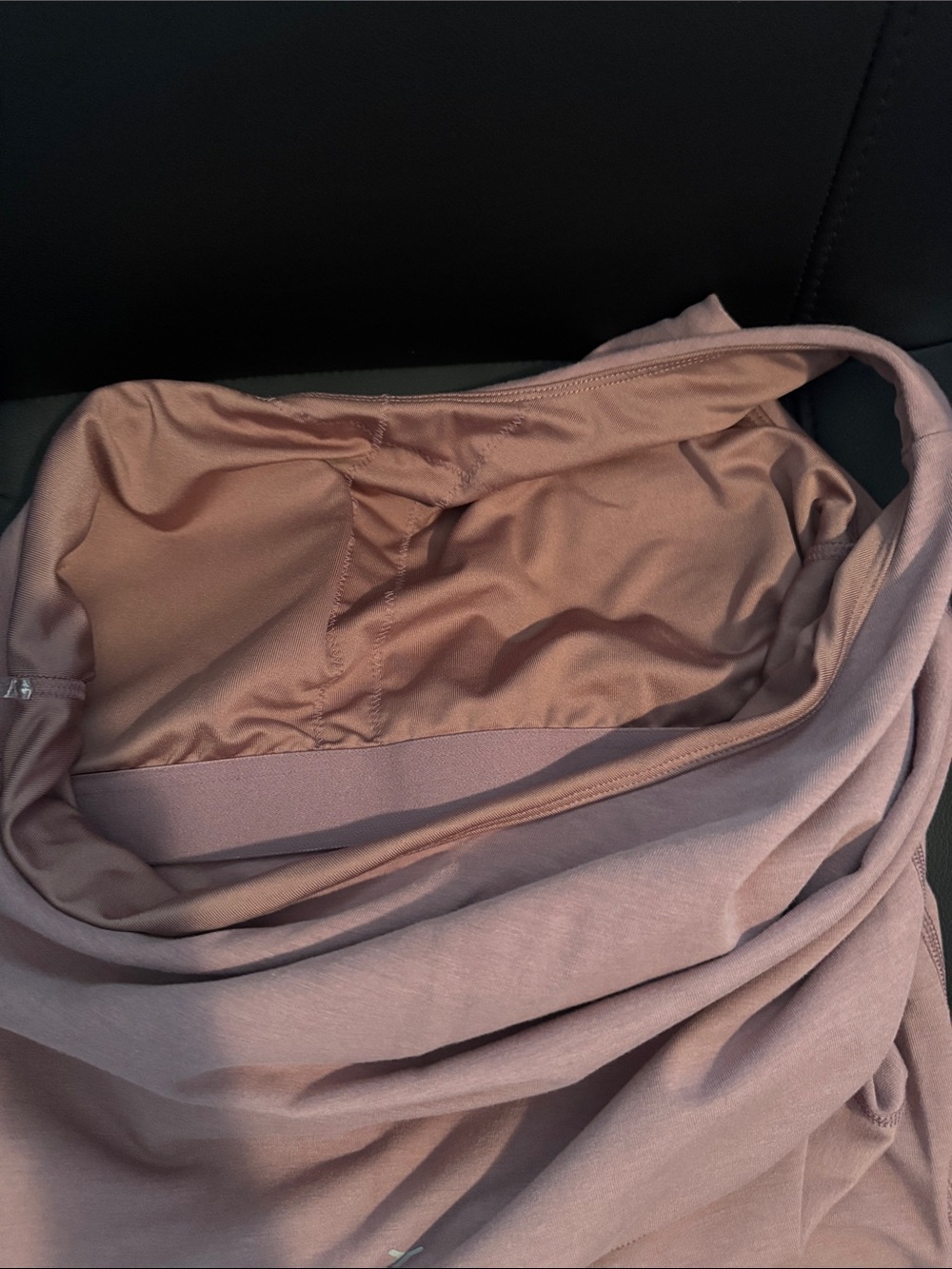 Old Navy One-Shoulder Rose-Mauve Jumpsuit - Picture 4 of 5